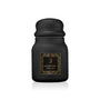 Luxury black Dokhoon Kaif oud perfume jar from Jamr Al Oud Perfume House on white background