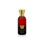 Jamr Al Oud red and gold Khajal hair mist luxury perfume bottle on white background