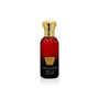 Jamr Al Oud luxury perfume bottle with gold crown cap on white background