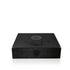 Elegant black JAMR AL OUD luxury perfume gift box with embossed branding and gold corners