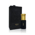 Khajal body oil by Jamr Al Oud Perfumes in elegant black and gold bottle with gift box