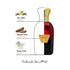Al Gharshoub perfume bottle by Jamr Al Oud with vanilla, oud wood, and musk notes illustrated.
