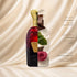 Jamr Midnight Perfume by Jamr Al Oud, fragrance notes illustration; Top: Irish Leather; Heart: Patchouli; Base: Laotian Oud, Turkish Rose.