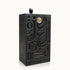 Kajal Perfume by Jamr Al Oud, black presentation box with embossed Arabic calligraphy and a gold emblem.