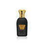 No Mistake Perfume by Jamr Al Oud, perfume bottle with a gold cap.