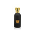 Reem Al Mekahil Hair Mist by Jamr Al Oud, black bottle with a gold cap.