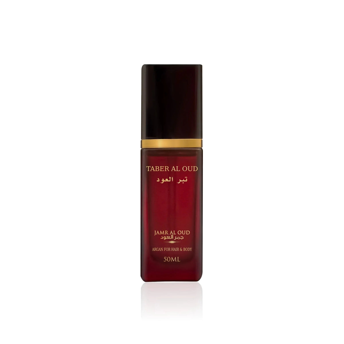 Tabir Al Oud Argan For Hair And Body by Jamr Al Oud, scented argan oil bottle for hair and body.